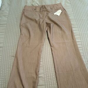 Tan Wide Leg Pants
